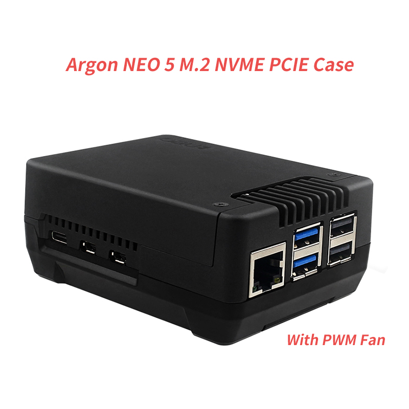 Argon One V3 M.2 Nvme Case - Caja PCIE Argon NEO 5 M.2