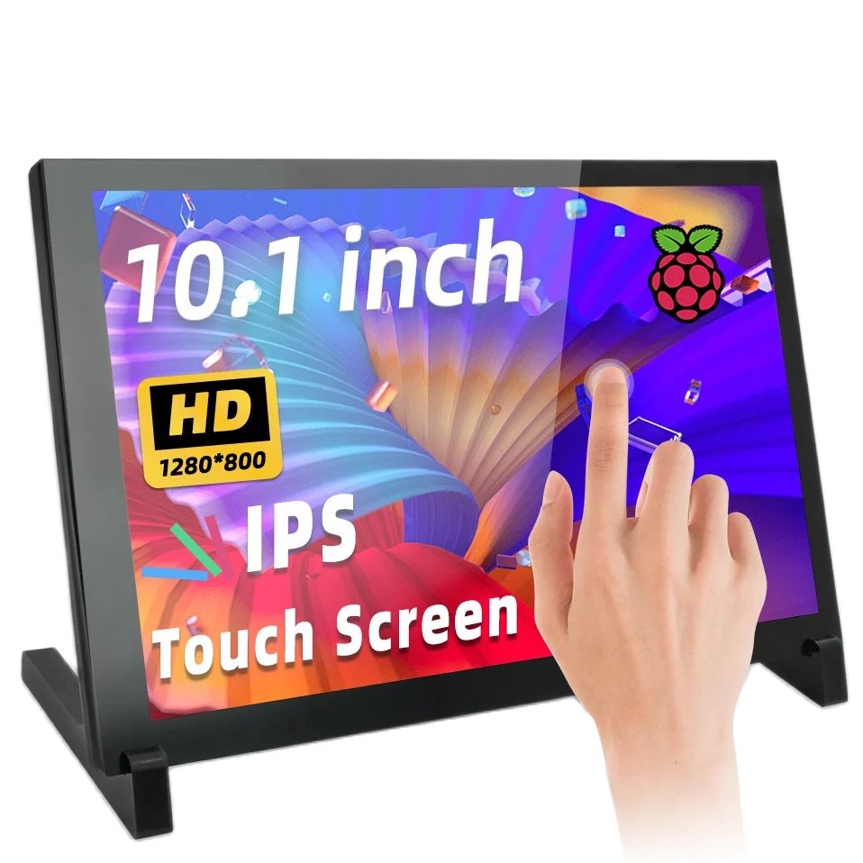 Raspberry Pi 10.1 Inch Capacitive Touch Screen Ips - Monitor portátil con pantalla táctil capacitiva