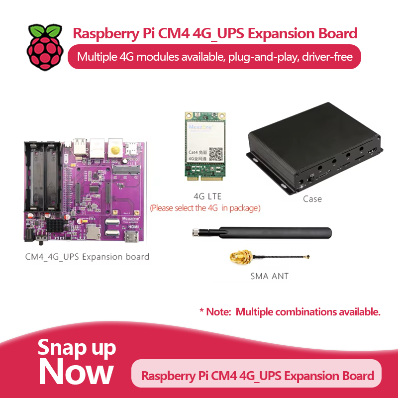 Raspberry Pi Uninterrupted Power Supply Ups 18650 - Placa de expansión de fuente de