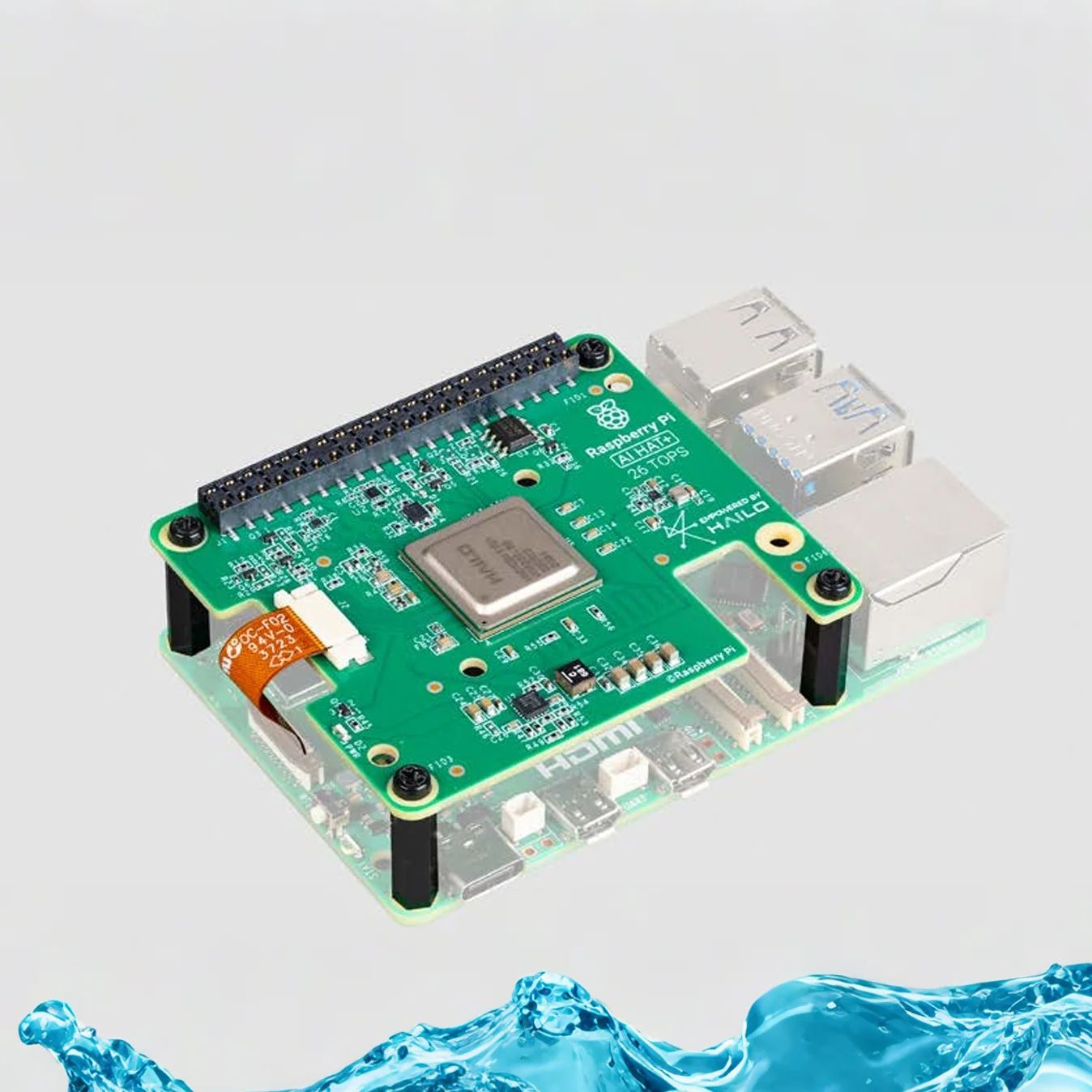 Raspberry Pi Ai Kit Hailo-8L - Raspberry Pi Al HAT+ con Acelerador