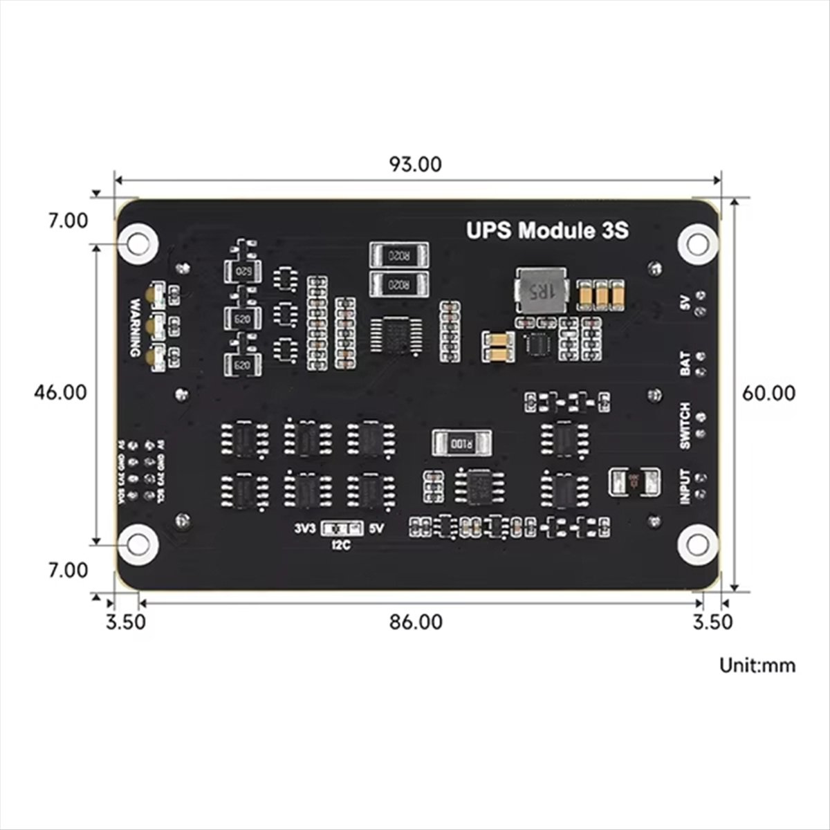 Raspberry Pi Uninterrupted Power Supply Ups 18650 - Persevering-para Raspberry Pi 5 UPS HAT