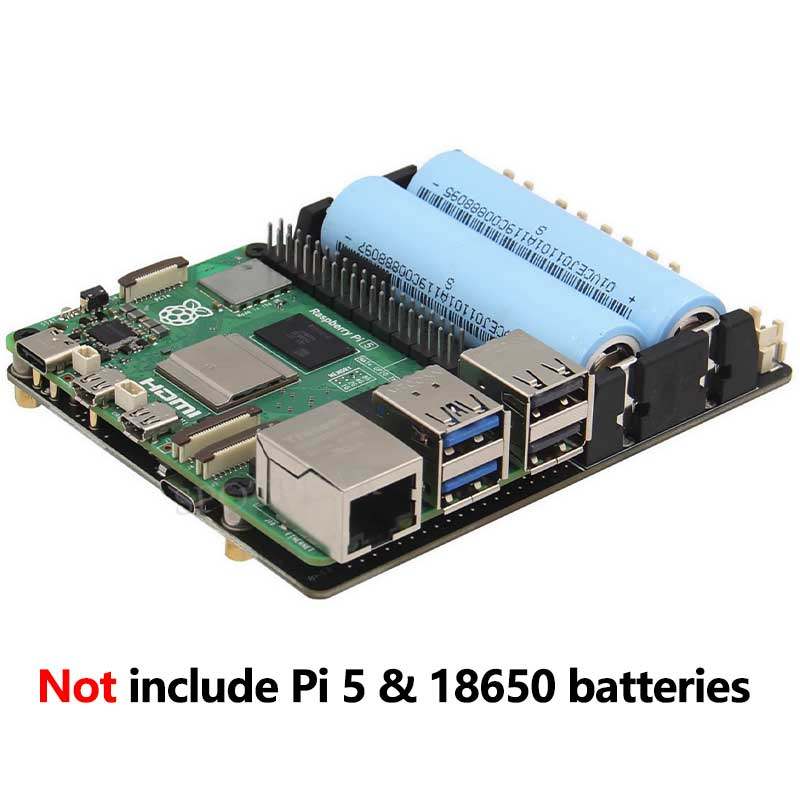 Placa UPS Raspberry Pi 5 18650 - Raspberry Pi Uninterrupted Power Supply Ups 18650 reseña y precio