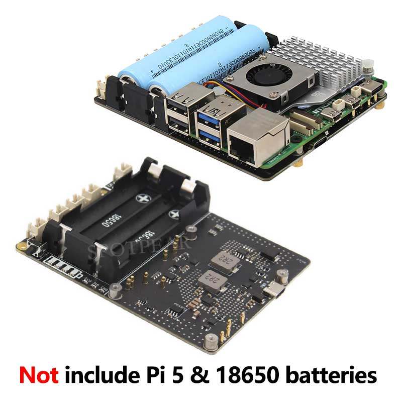 Placa UPS Raspberry Pi 5 18650 - Raspberry Pi Uninterrupted Power Supply Ups 18650 reseña y precio