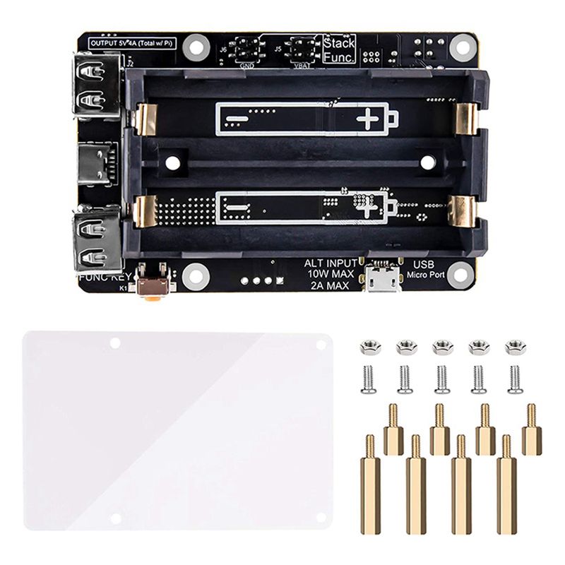 Fuente de Alimentación UPS 2X  - Raspberry Pi Uninterrupted Power Supply Ups 18650 reseña y precio