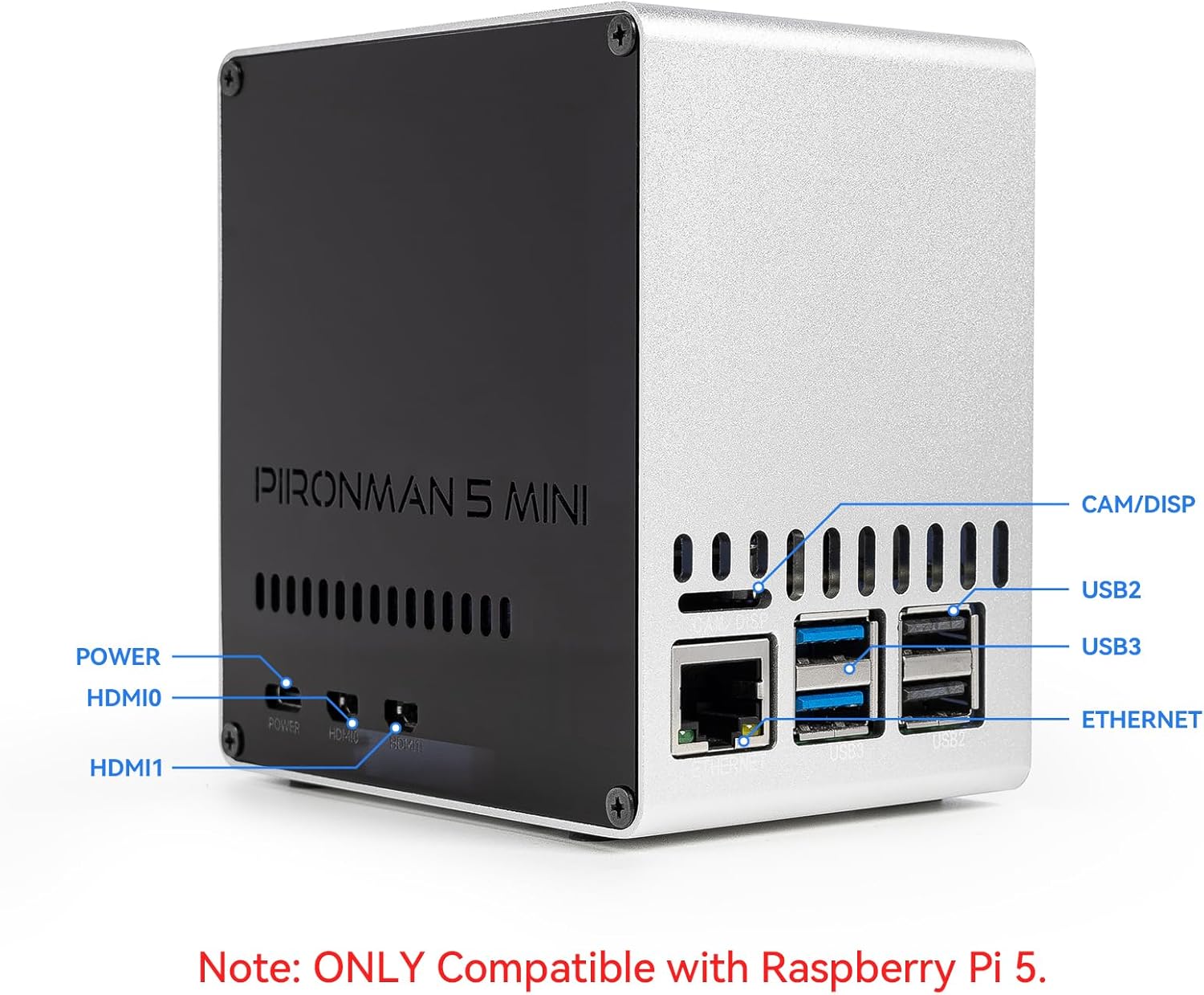 Carcasa Mini PC Pironman 5-Min - Raspberry Pi Ai Kit Hailo-8L reseña y precio