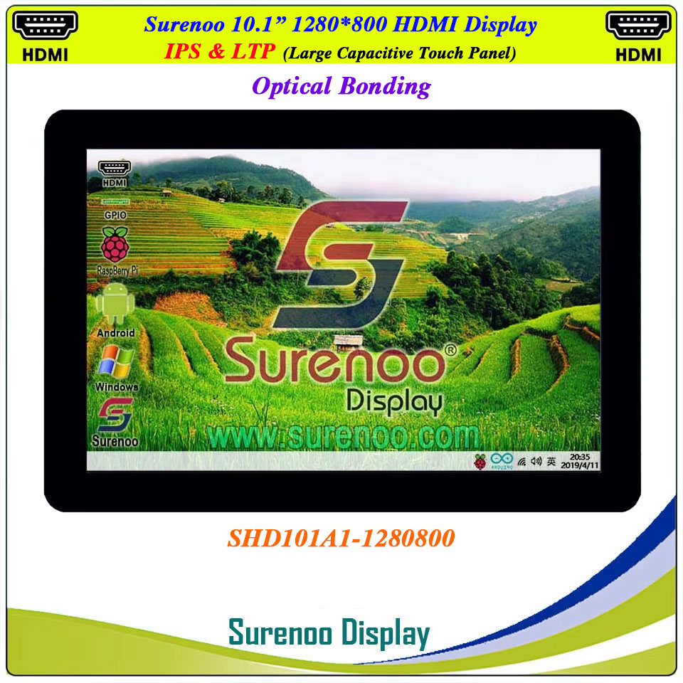 Pantalla LCD de 10.1 pulgadas  - Raspberry Pi 10.1 Inch Capacitive Touch Screen Ips reseña y precio