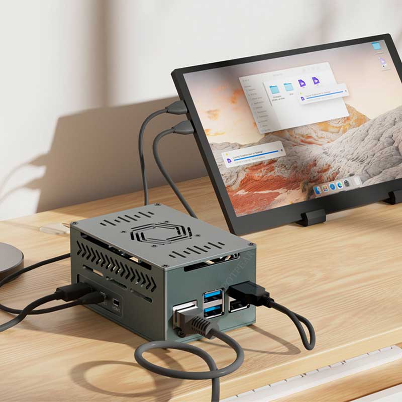Caja de Metal de aluminio Rasp - Argon One V3 M.2 Nvme Case reseña y precio