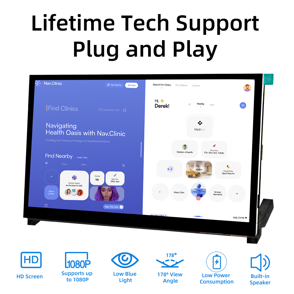 Pantalla táctil capacitiva iPi - Raspberry Pi 10.1 Inch Capacitive Touch Screen Ips reseña y precio
