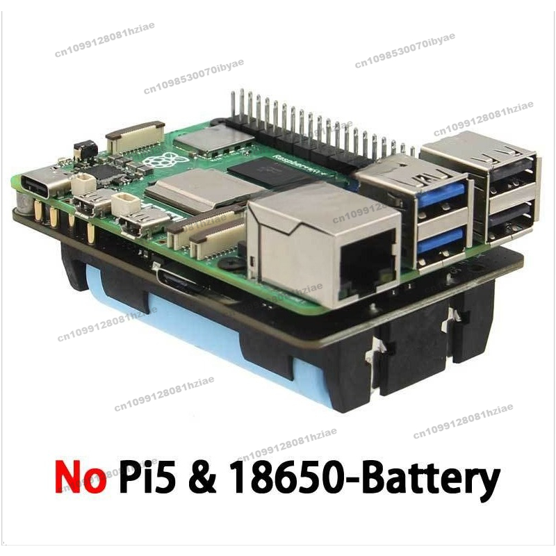 Para X1200 Raspberry Pi 5 UPS  - Raspberry Pi Uninterrupted Power Supply Ups 18650 reseña y precio