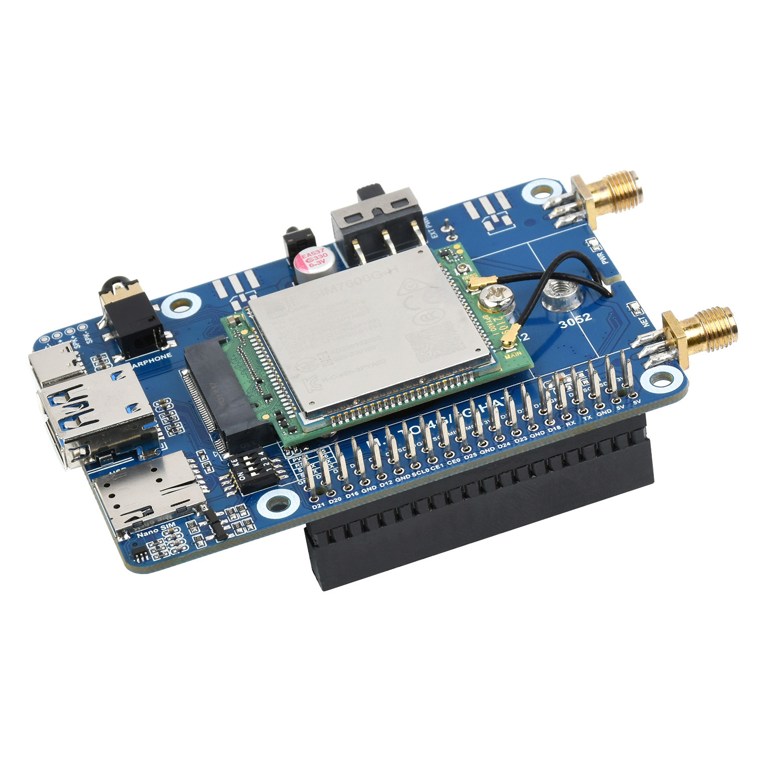 VivaChip Tech4G LTE GPS HAT Pl - Raspberry Pi 4 8Gb Ram Kit reseña y precio